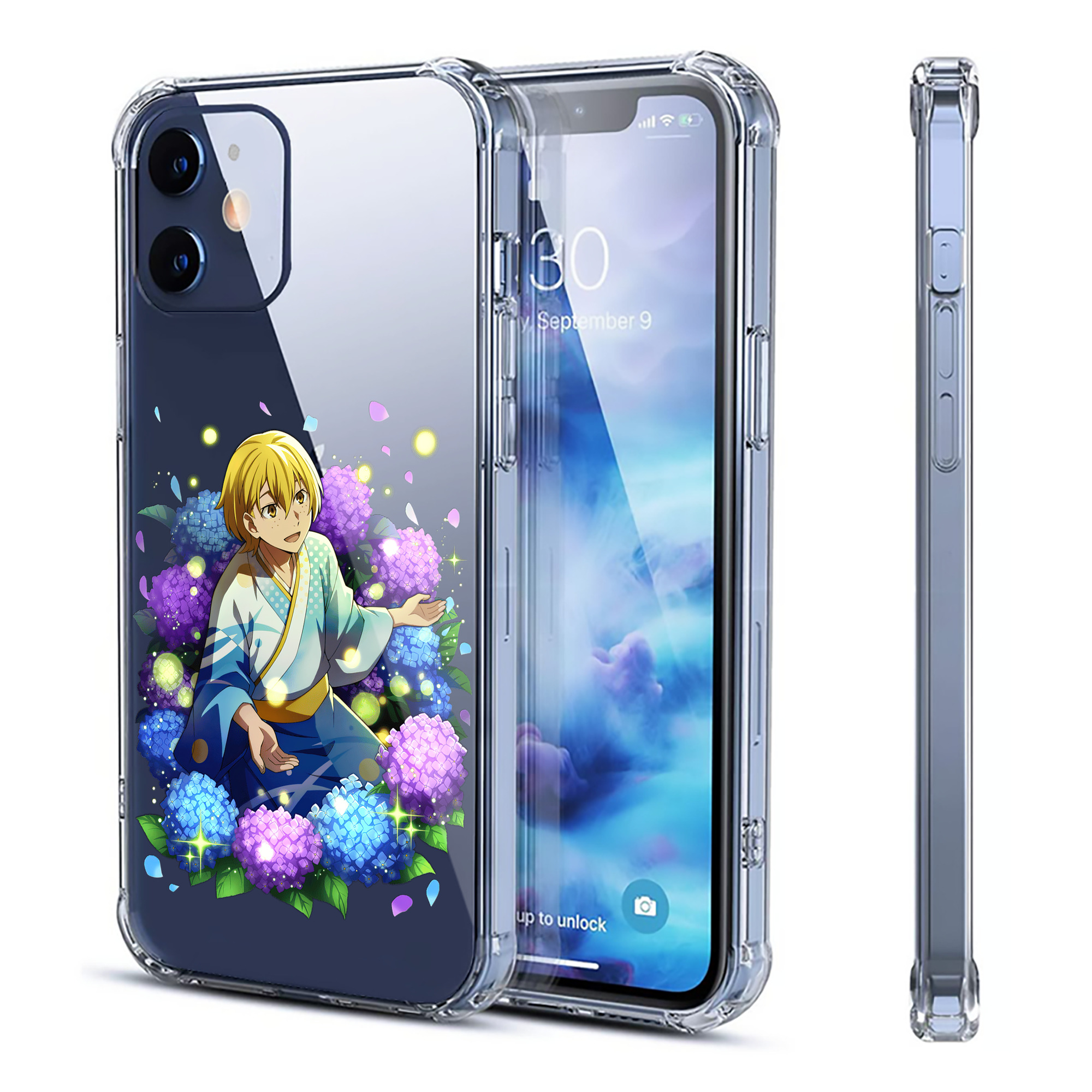 （画像用） 文豪ストレイドッグス Bungo Stray Dogs 【iPhone 12シリーズ対応】透明スマホケース（クリアソフトケース）